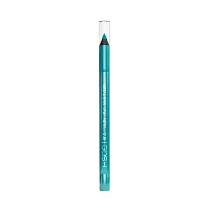 Gosh, Metal Eyes, Gel Pencil Eyeliner, 005, Turquoise, 1.2 g
