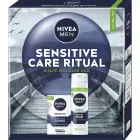 NIVEA, Set Regalo Bellezza, Box Lotion Sensitive Geschenkset Für Herren (Set per La Cura Del Corpo) Foto 2