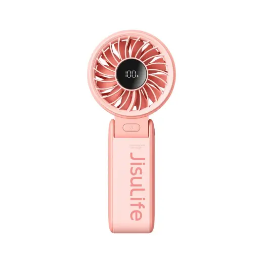Jisulife Handheld Fan Life7 3600mAh Portable USB Fan - Pink Photo