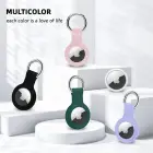 SILICONE AIRTAG CASE (RING) BLACK Фото num