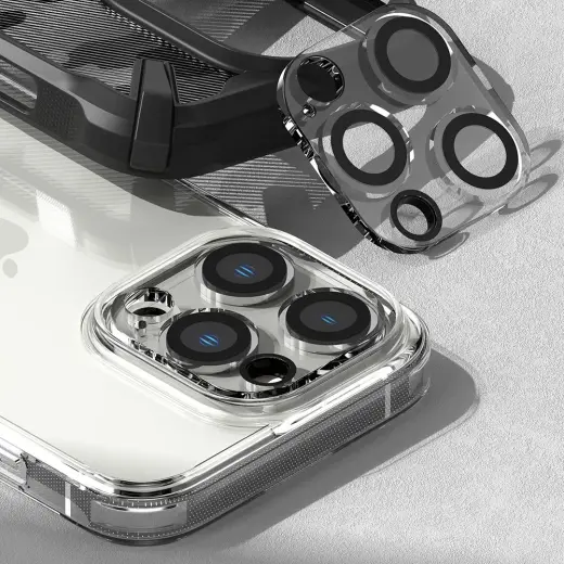 RINGKE KAMERAS AIZSARGS 2 GAB. IPHONE 14 PRO | 14 PRO MAX CAURSPĪDĪGS Foto 2