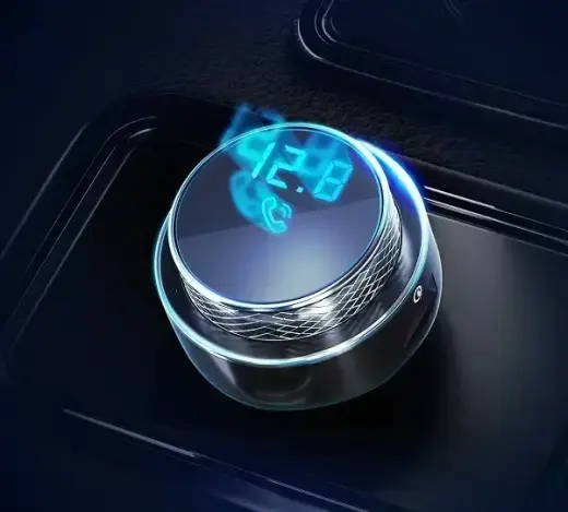 3MK HyperCar Charger FM Transmitter + Car Charger - 2xUSB-A + 1 TF Card Reader + Bluetooth Фото num