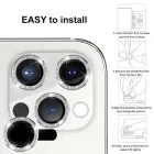 Hard Diamond camera lens protector for iPhone 18 Pro | iPhone 18 Pro Max silver (3 pcs.) — Photo 5