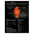 Nitrile gloves GoGrip  orange size S, 50 pcs — Photo 2
