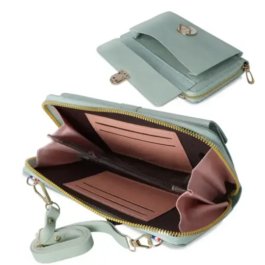 Knitted bag for phone GCW06 mint Foto 8