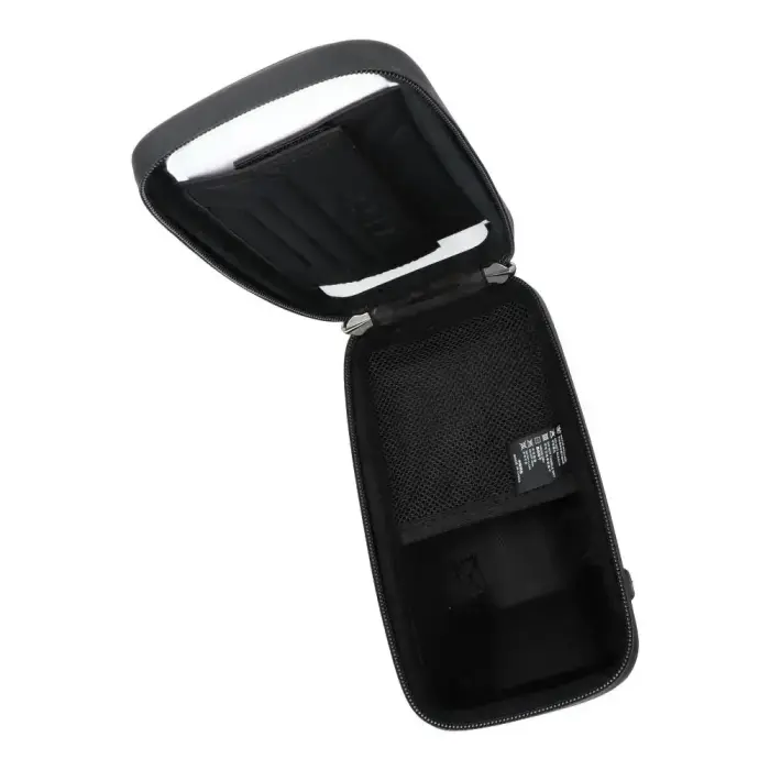 WILDMAN traveling bag for bike handlebars with zipper E1 1L ( 4 "- 7" ) black Photo