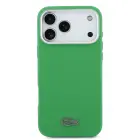 Lacoste Iconic Petit Pique Metal Logo MagSafe Case for iPhone 17 Pro Max Green Foto 2