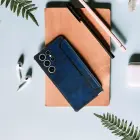 Razor Leather Book Case for Samsung Galaxy S23 Plus navy — Foto 8