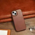 iCarer CE Oil Wax Premium Leather Folio Case iPhone 14 Plus magnetic flip case MagSafe brown (AKI14220707-BN) — Photo 8