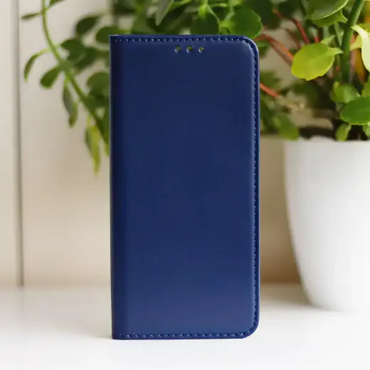 Smart Magnetic case for Realme C61 navy blue Фото num