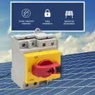 Qoltec DC isolator with locking function | Main switch | 1200V | 32A | 8kV | 4P Foto 2