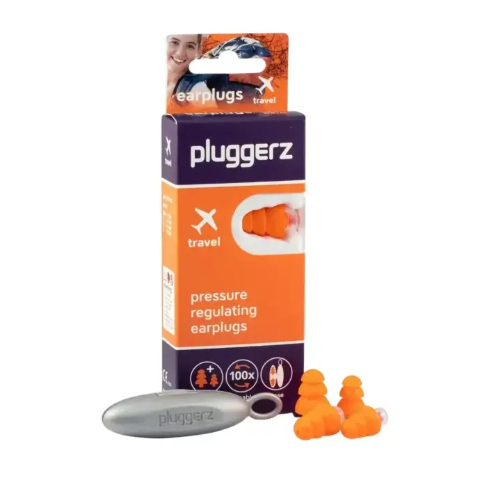 Set, Pluggerz, Travel, Sound Control, Earplugs, 4 pcs