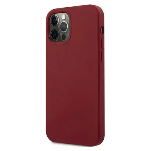 Mini MIHCP12MSLTRE iPhone 12|12 Pro 6,1" czerwony|red hard case Silicone Tone On Tone Photo