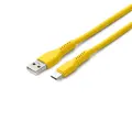 COLORUM CK60-AC-05 data transfer and charging cable | USB-A to USB-C | 15W | 1.8m | yellow Photo