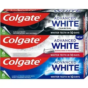 Colgate Advanced Mix Trio Set - Sada bělicích zubních past 75ml