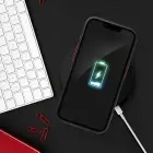 Color Edge Mag phone case with MagSafe support for iPhone 13 black red — Photo 5