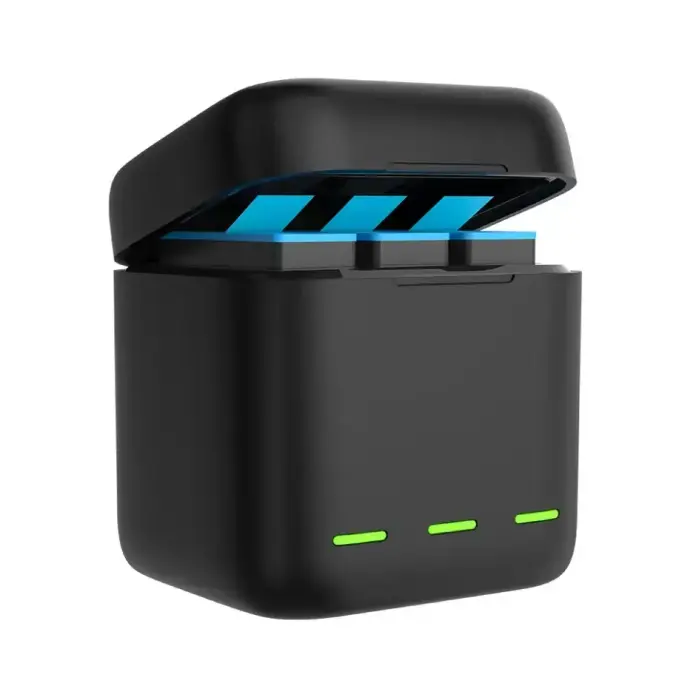 3-slot charger box Telesin  for GoPro Hero 12 / Hero 11 / Hero 10 / Hero 9 Фото num