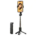 Selfie Stick MINI - with detachable bluetooth remote control and tripod - P09 BLACK Photo