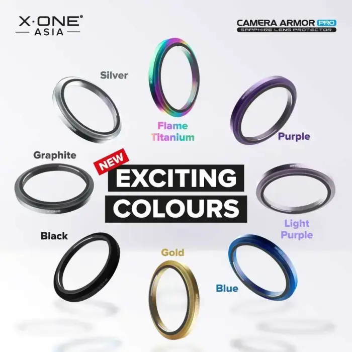 X-ONE Sapphire Camera Armor - for Samsung Galaxy S26 Ultra - silver Фото num