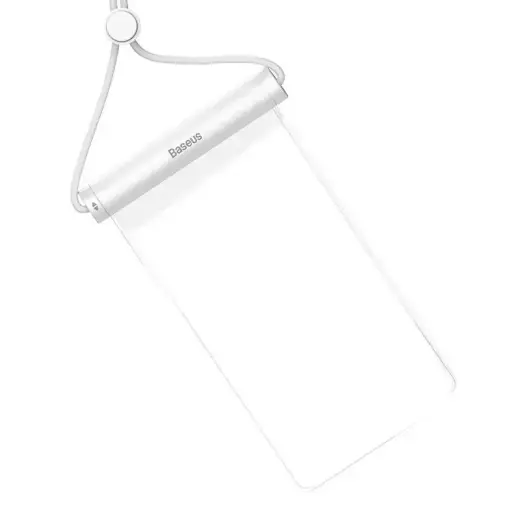 Waterproof phone case Baseus AquaGlide with Cylindrical Slide Lock (white) Foto 3