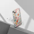 Ringke Fusion Design Armored Sleeve Cover with Gel Frame for iPhone 14 Plus transparent (Floral) (FD637E31) Photo