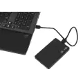 Fusion 2,5" ārējais cietā diska korpuss SATA III | USB 3.0 koka|melns Foto 2