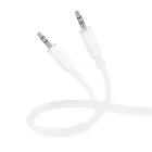 Borofone Cable AUX BL21 Lemon - jack 3,5mm to jack 3,5mm - 1 metre white Photo