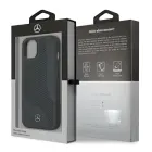 Mercedes MEHCP13MCDONA iPhone 13 6,1"navy hardcase Leather Perforated Area Foto 8