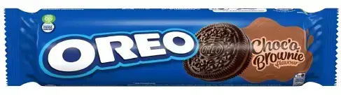 Cepumi OREO BROWNIE ar kakao garšas pildījumu 154g