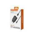 Riversong wall charger SafeKub D2 2x USB 12W black + cable USB - Lightning AD29 + CL85 Фото num