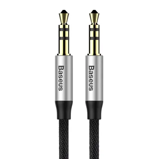 Baseus CAM30-CS1 Premium AUX Cable 3.5 mm -> 3.5 mm 1.5m Grey Photo
