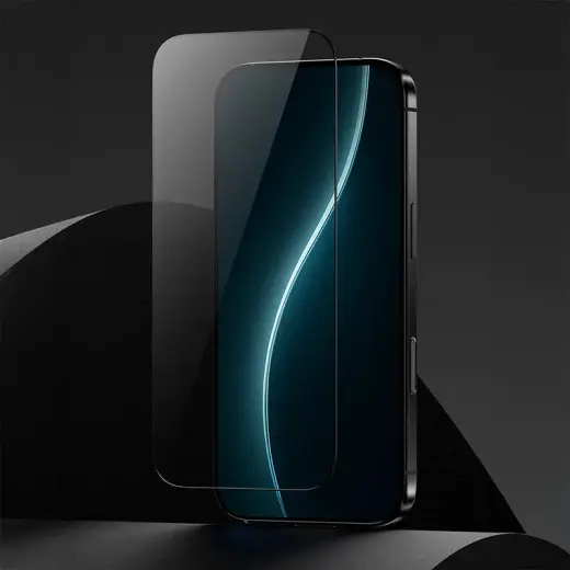 Benks Tempered glass Glass Warrior Sapphire Coating for Iphone 17|16 Pro black Foto 5