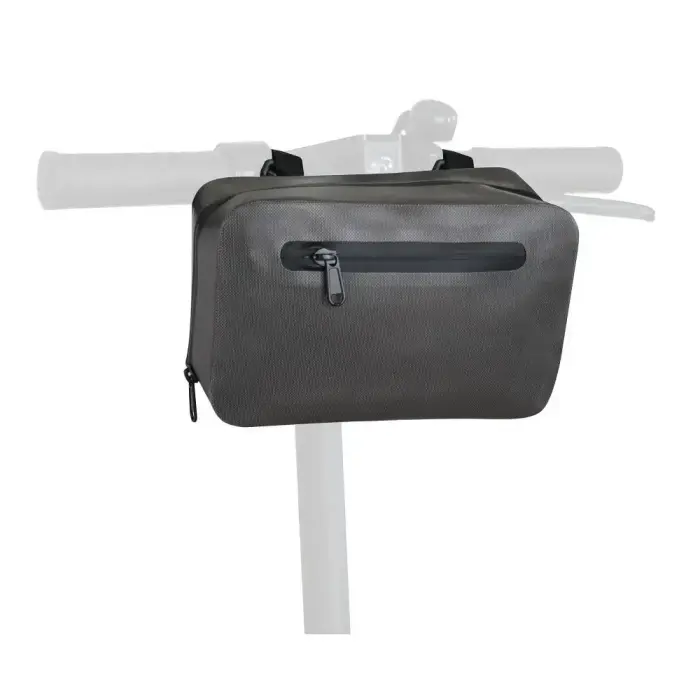 Handlebar bag for bike / scooter waterproof with zipper FSBFB-674 blue