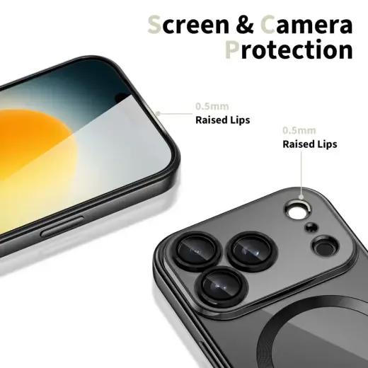 TECH-PROTECT MAGFLEX MAGSAFE IPHONE 17 PRO MAX SHINY BLACK Photo