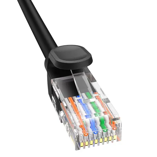 Baseus High Speed ââCat 5 RJ-45 1000Mb|s Ethernet cable 8m round - black Фото num