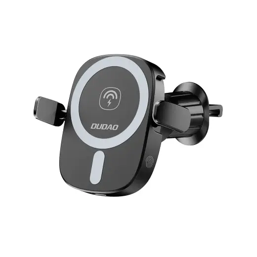 Dudao FW11 car phone holder with 15W inductive charger for air vent | cockpit - black Photo