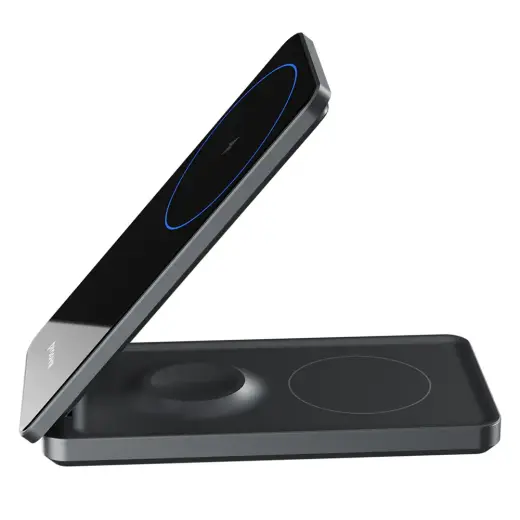 Proove wireless charger Metal Edge 3 in 1 gray Фото num