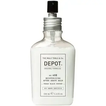 Depot Nomierinošs balzams pēc skūšanās Nr. 408 Mitrinošs balzams pēc skūšanās Fresh Black Pepper 100 ml