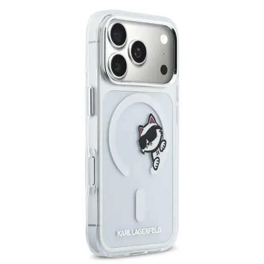 Karl Lagerfeld IML Choupette Peekaboo MagSafe Case for iPhone iPhone 17 Pro Transparent Foto 3