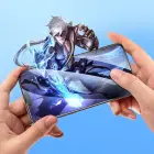 Borofone Tempered glass BF6 Diamond Armor Full Screen HD for Iphone 16e/14/13/13 Pro - 10 pieces Foto 6