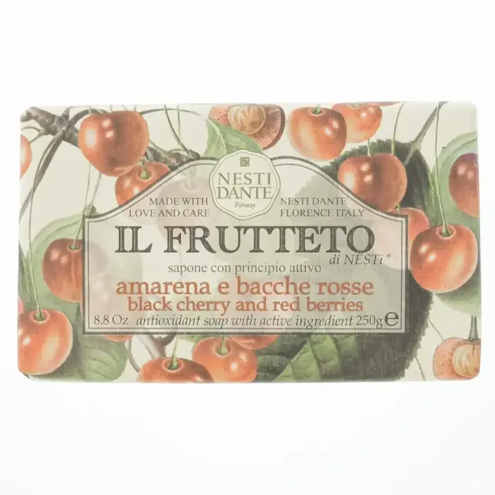 Nesti Dante, Il Frutteto, Black Cherry & Red Berries, Soothing, Soap Bar, 250 g