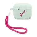 GUACAPLSVSBF Guess Vintage Silicone Case for Airpods Pro Blue Фото num