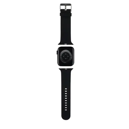 Karl Lagerfeld Karl and Choupette Head NFT Watch Strap for Apple Watch 38|40|41 Black (Damaged Package) Foto 2