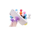 Phone holder with a round head - red Photo