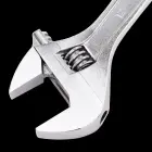 Регулируемый гаечный ключ 12" Deli Tools EDL012A (серебристый) Фото num