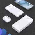 Powerbank Dudao K10 10000mAh 2.4A 2 x USB-A - white Foto 9