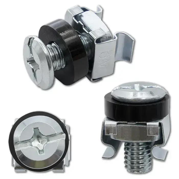 Qoltec M16 mounting kit for Racks | 50pcs Foto 3