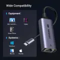 Ugreen CM648 adapter USB-C to RJ45 | gray — Photo 10