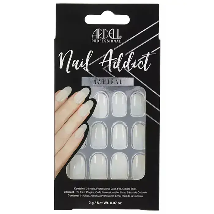 Ardell Nail Addict Natural Oval False Nails