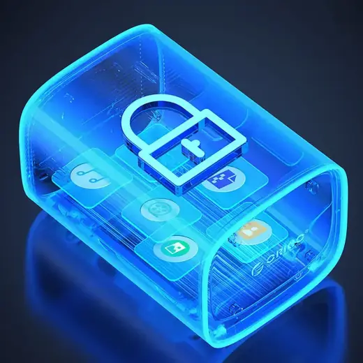 ORICO NAS MetaBox Pro Home network disk array - gray Фото num